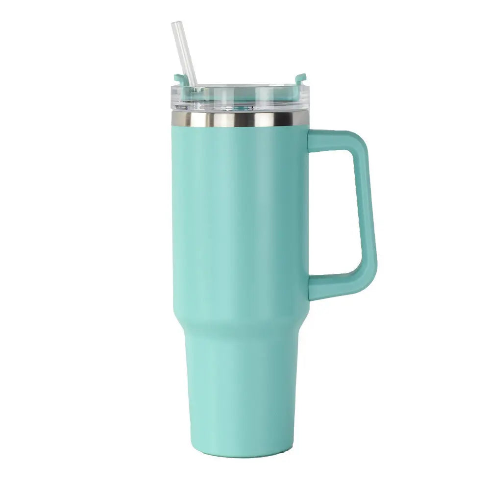 40 oz Travel Mugs Quencher Vacuum Insulated Handle Tumbler with Lid and Straw