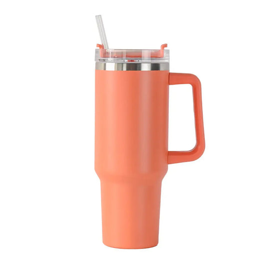 40 oz Travel Mugs Quencher Vacuum Insulated Handle Tumbler with Lid and Straw