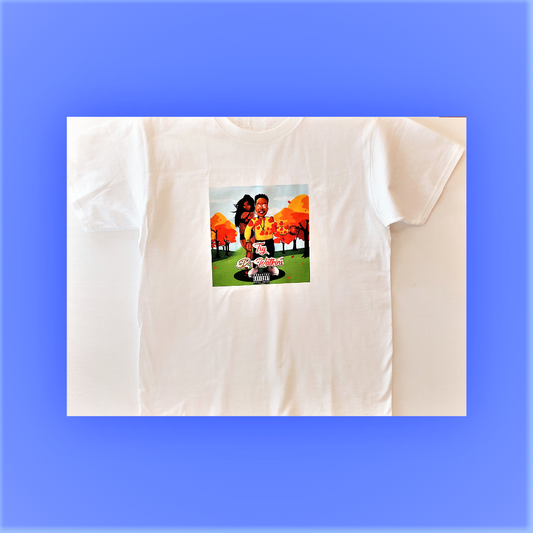 Short sleeve White Try Album T-shirt