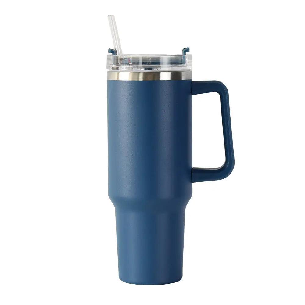 40 oz Travel Mugs Quencher Vacuum Insulated Handle Tumbler with Lid and Straw